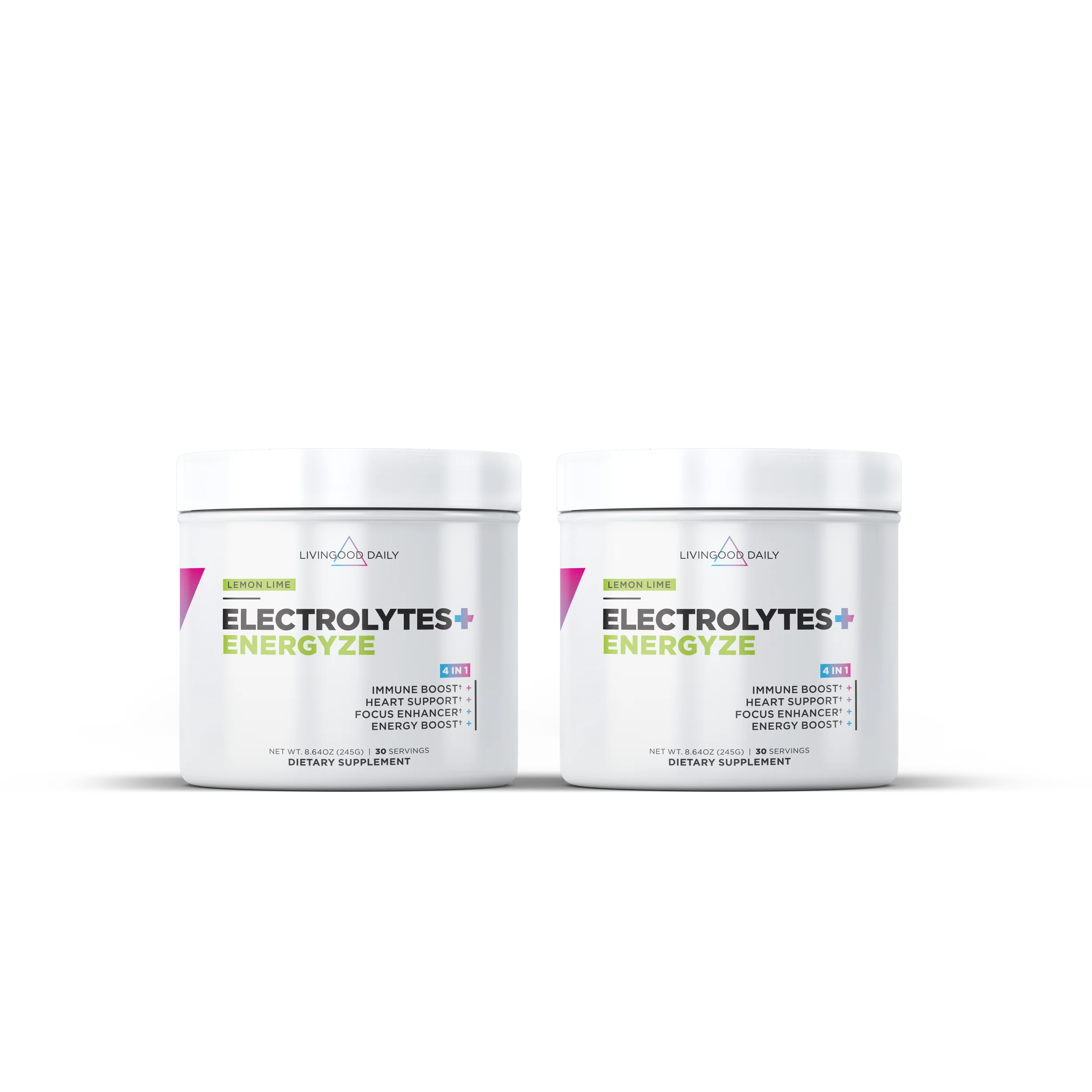 Livingood Daily Electrolytes + Energyze (Lemon Lime) - Image 3