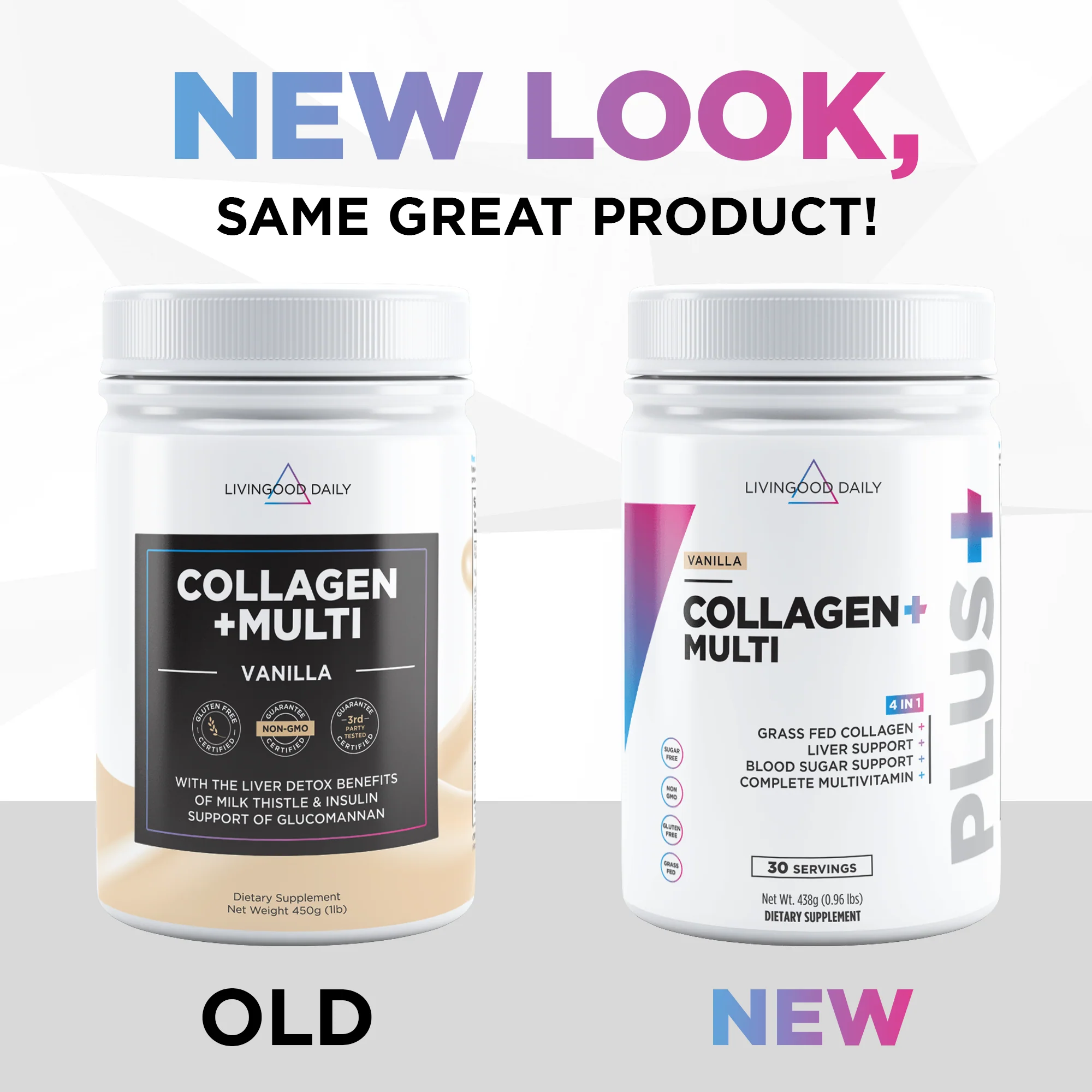 WAREHOUSE DEAL! Livingood Daily Collagen + Multi (Vanilla) - Image 3