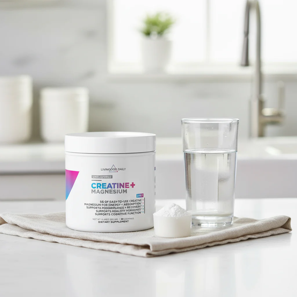 Livingood Daily Creatine + Magnesium (2-Pack) - Image 3
