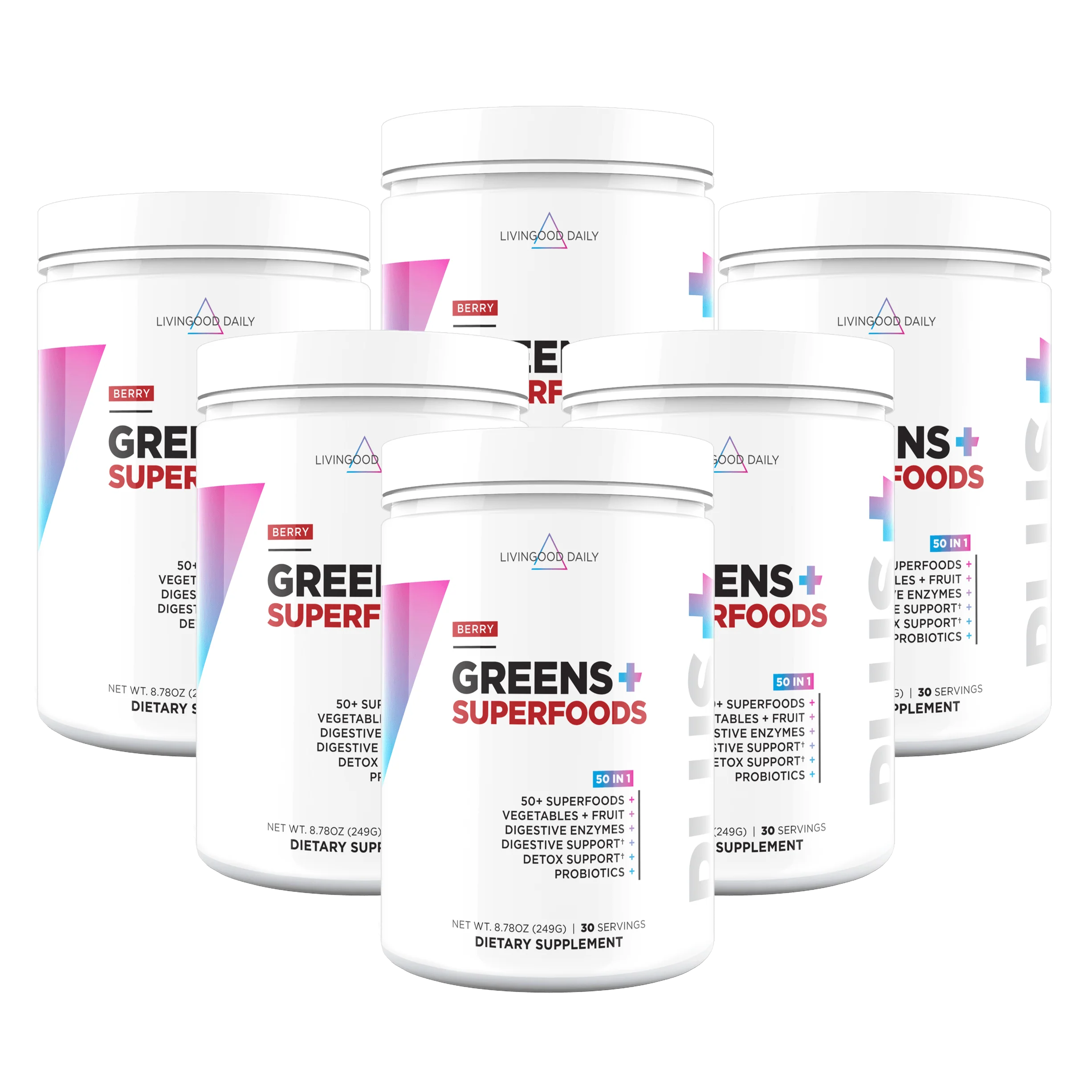 Livingood Daily Greens + Superfoods (Berry) - Image 5