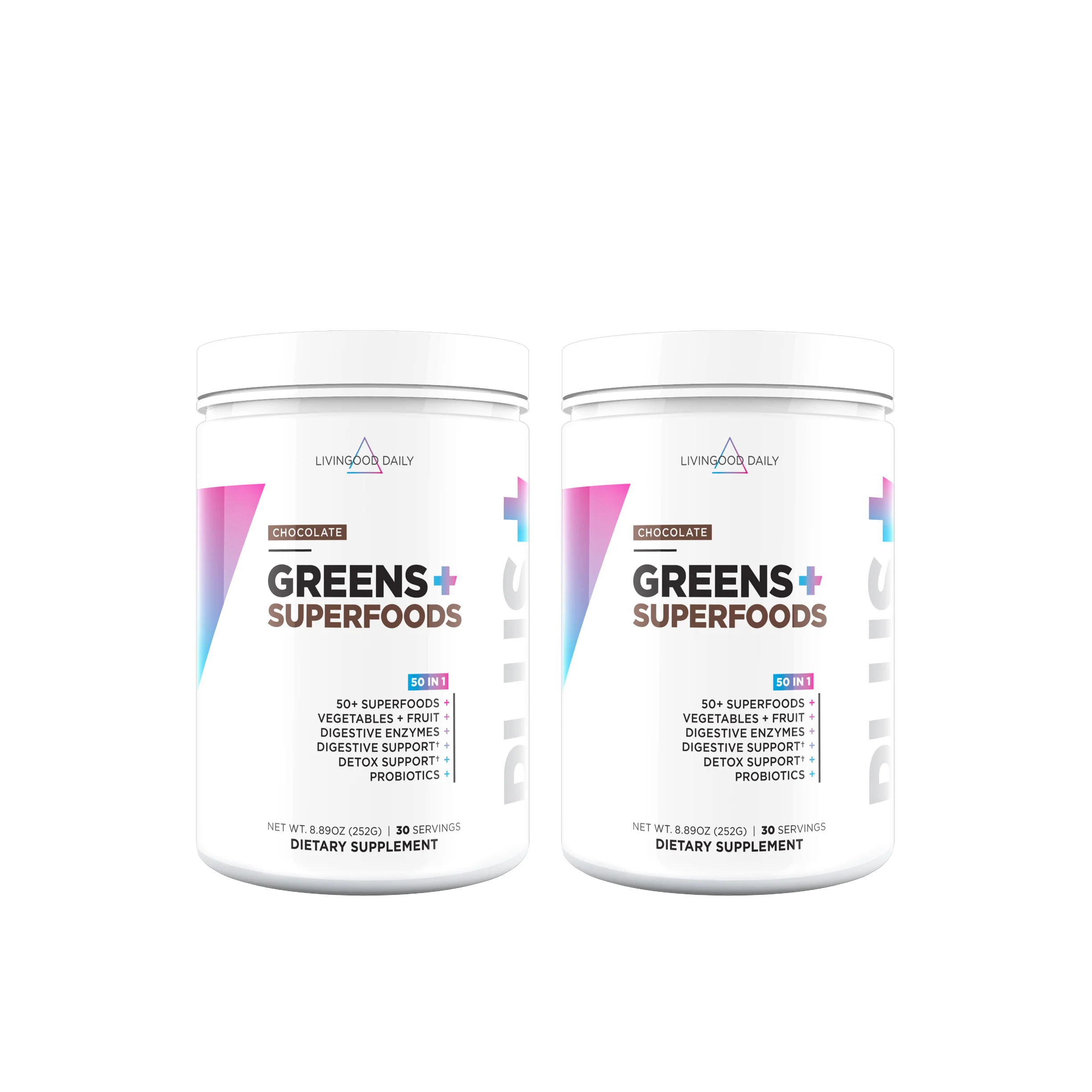 Livingood Daily Greens + Superfoods (Chocolate) - Image 3