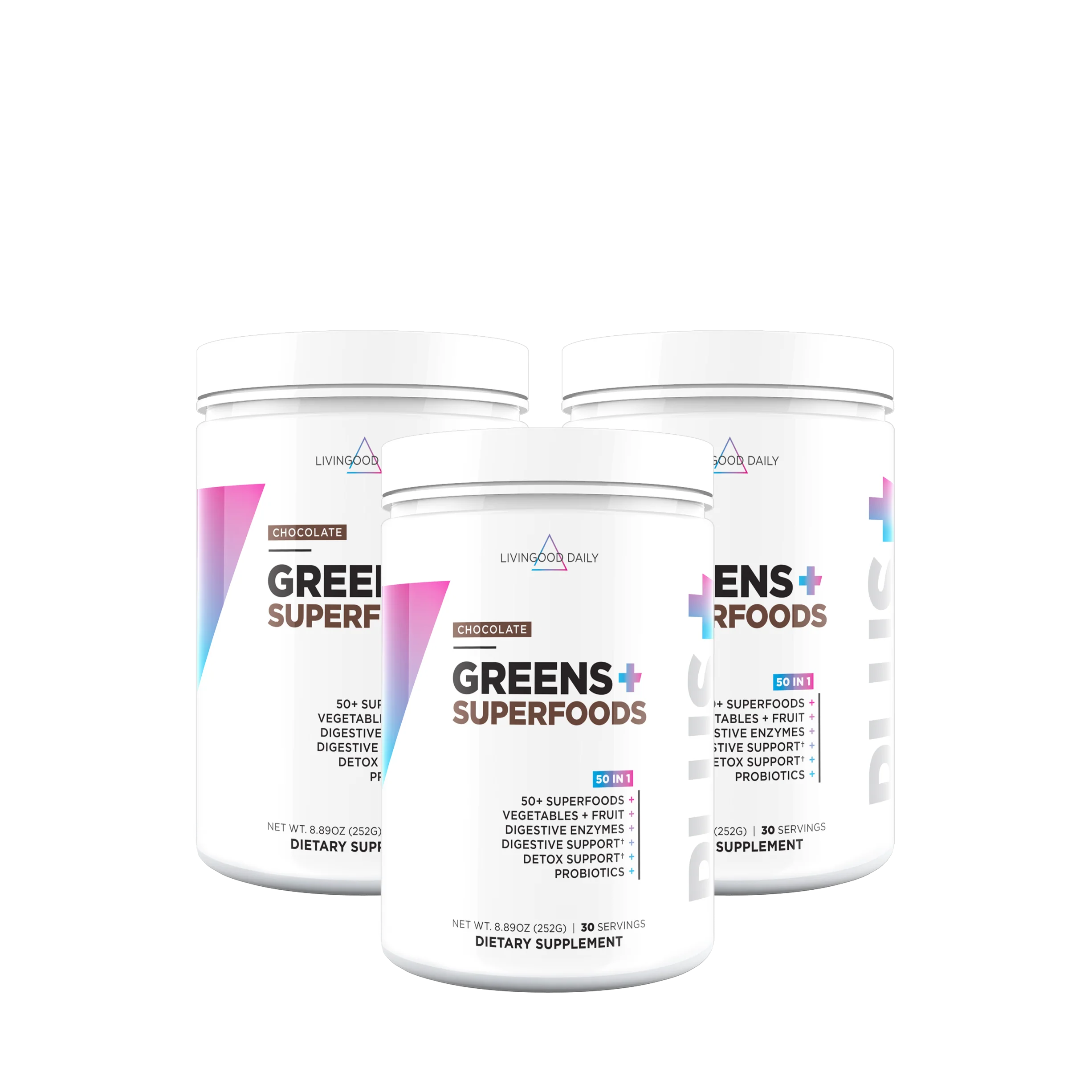 Livingood Daily Greens + Superfoods (Chocolate) - Image 4