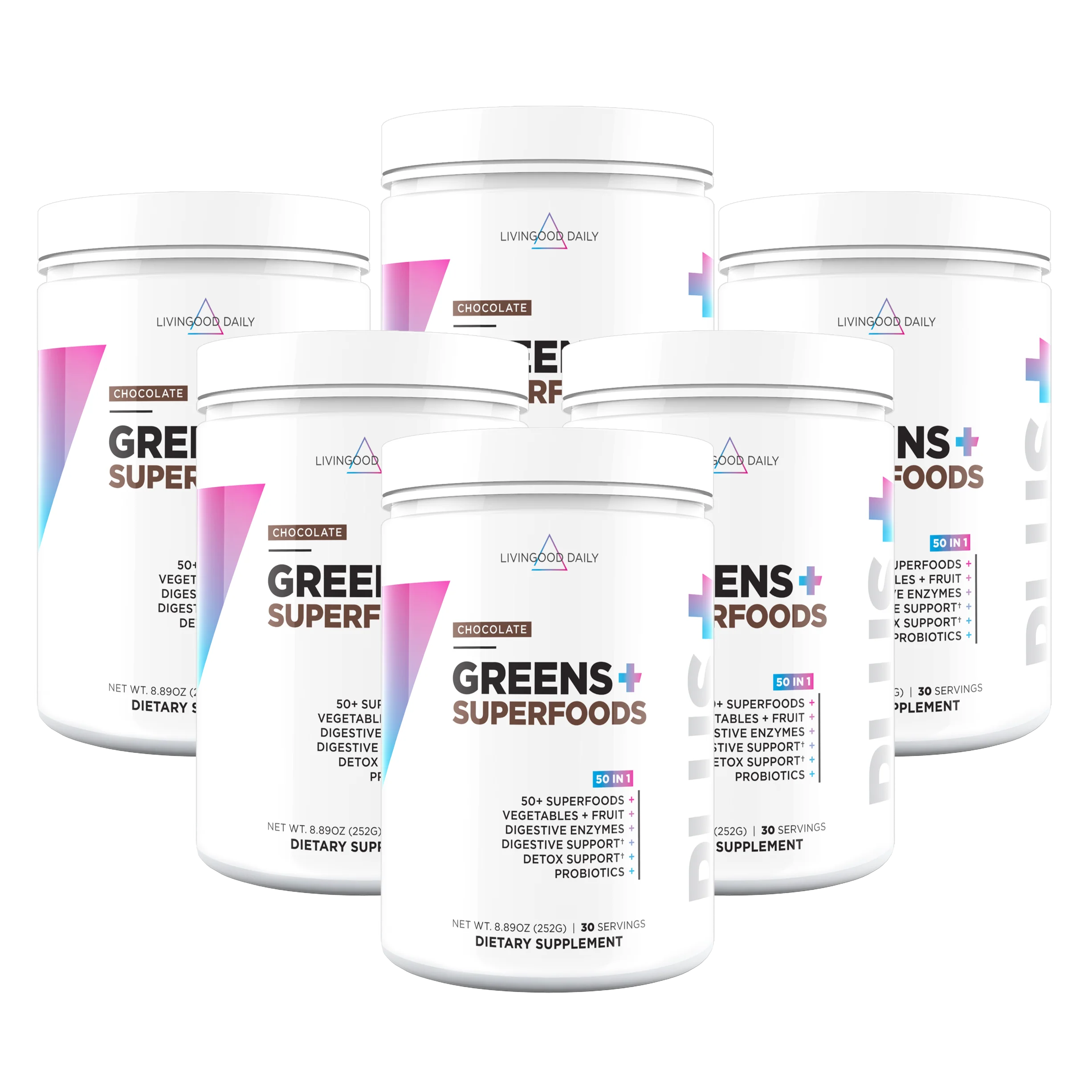 Livingood Daily Greens + Superfoods (Chocolate) - Image 5