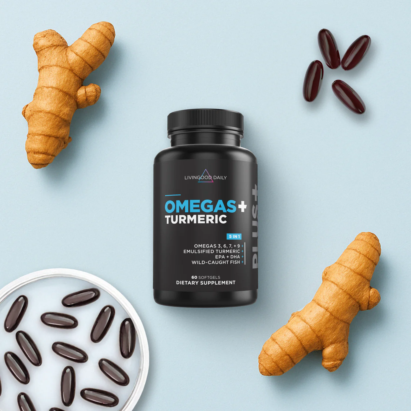 Livingood Daily Omegas + Turmeric - Image 3