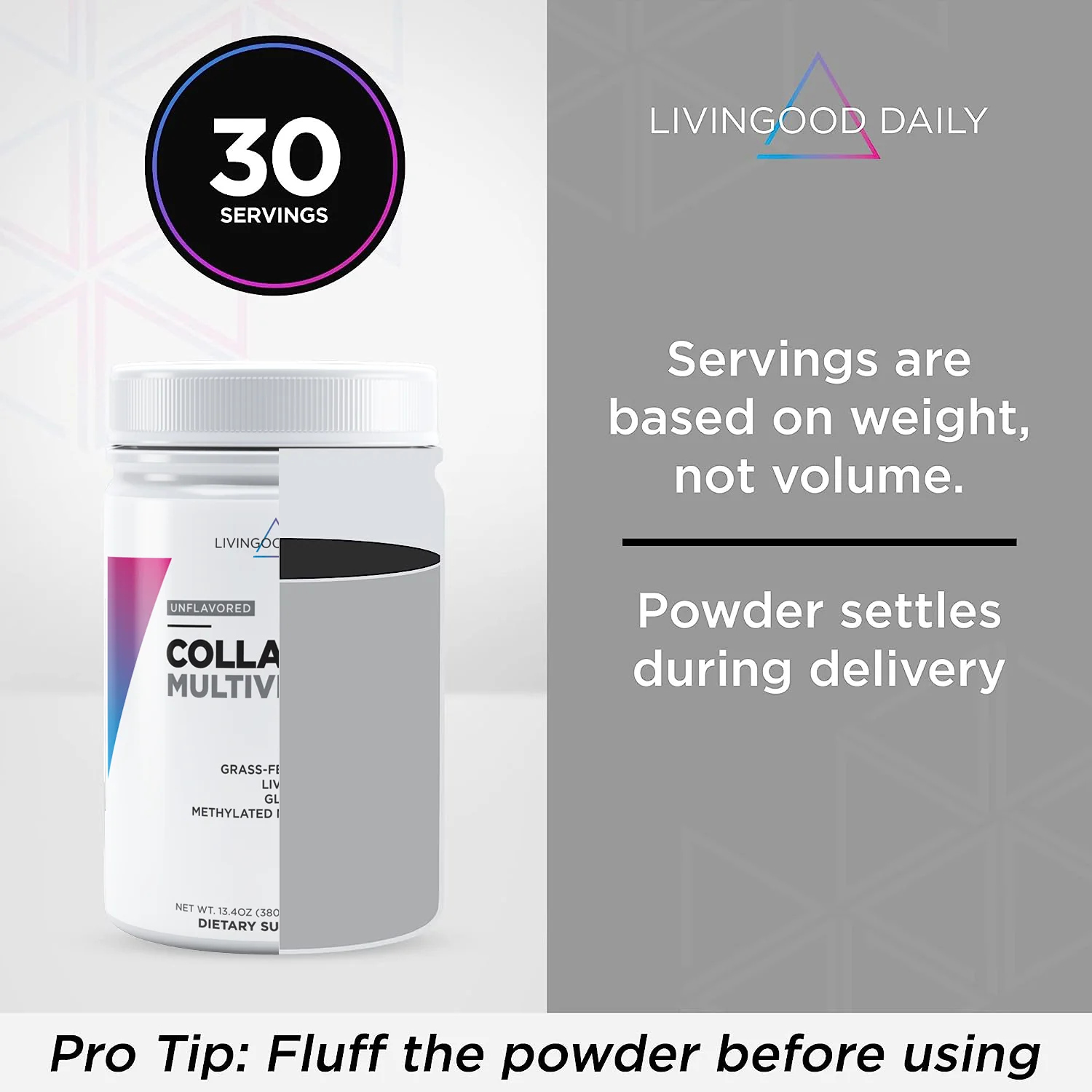 Unflavored Collagen + Multivitamin (90 Servings) - Image 4